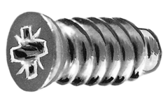 Euro schroef 6.3x12 poz verzinkt